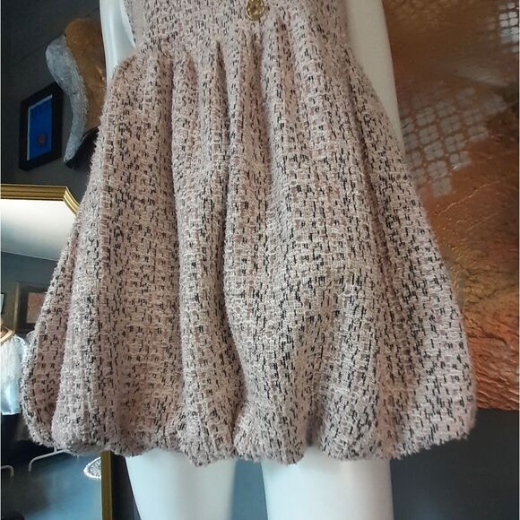 Zara Boucle Cotton Mini Bubble Dress - Picture 9 of 15
